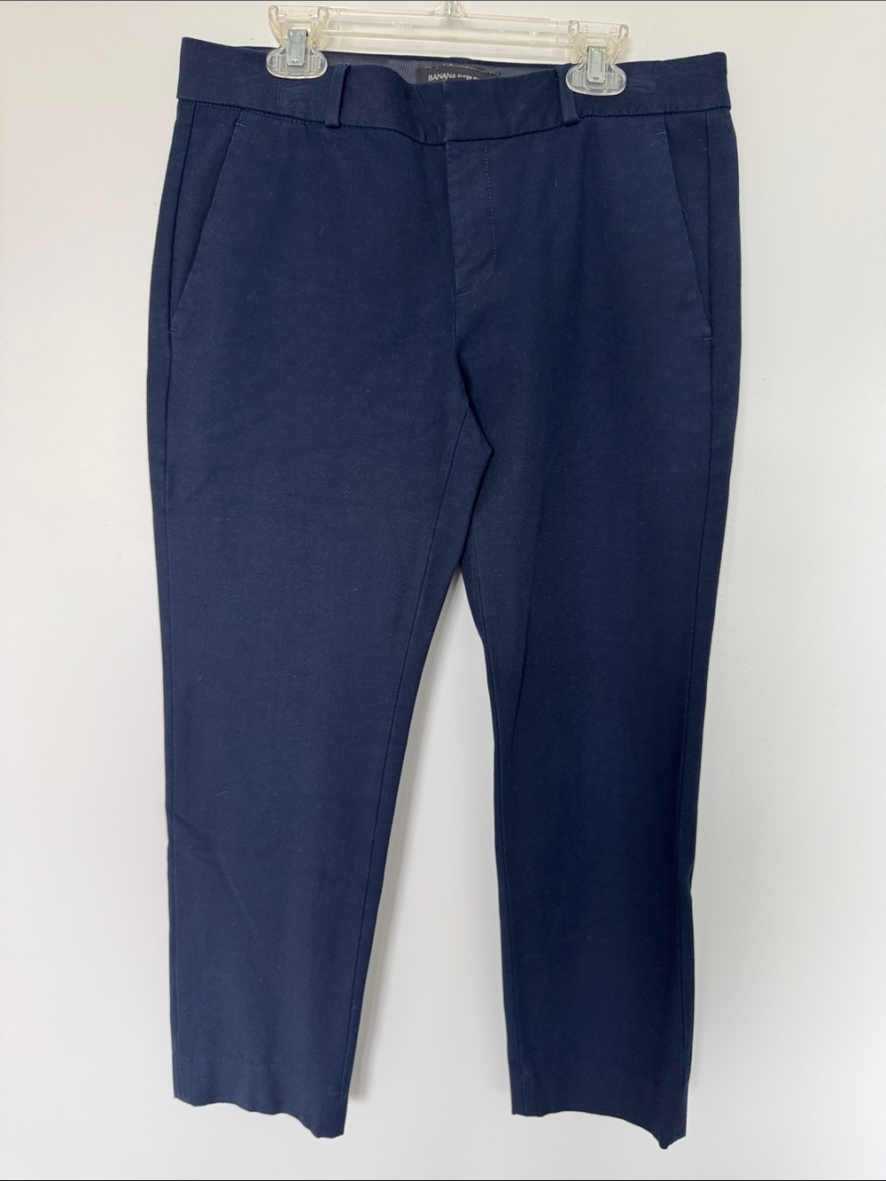 Banana Republic Avery Dark Navy Slim Stretch Pants Size 4